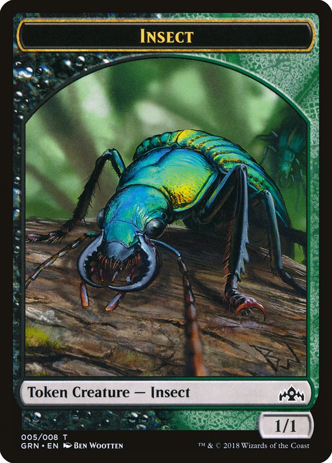 Insect Token [Guilds of Ravnica Tokens] | Gear Gaming Fayetteville