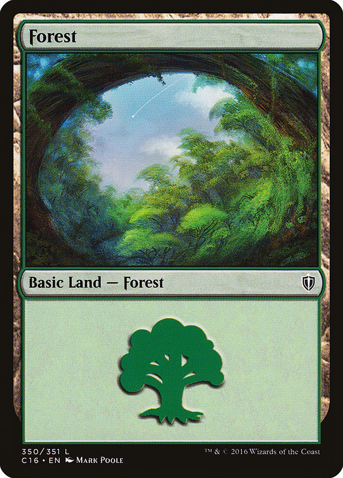 Forest (350) [Commander 2016] | Gear Gaming Fayetteville