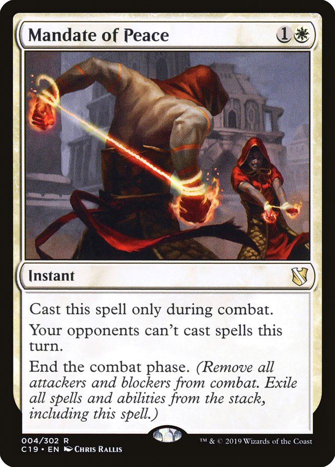 Mandate of Peace [Commander 2019] | Gear Gaming Fayetteville