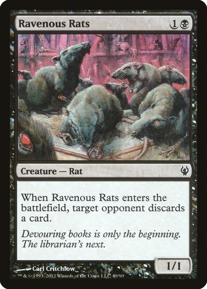 Ravenous Rats [Duel Decks: Izzet vs. Golgari] | Gear Gaming Fayetteville