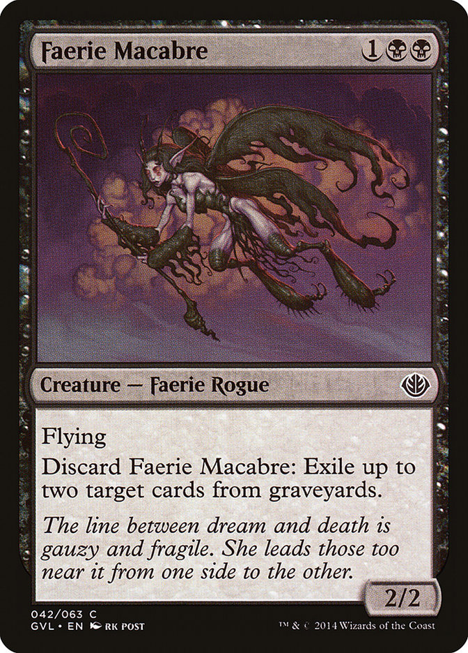 Faerie Macabre (Garruk vs. Liliana) [Duel Decks Anthology] | Gear Gaming Fayetteville