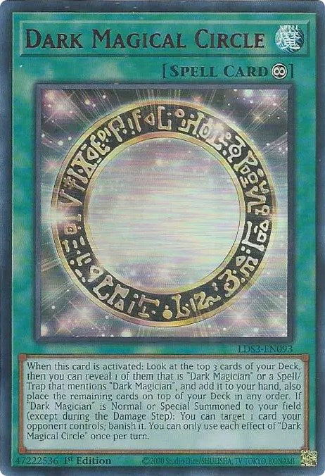 Dark Magical Circle (Red) [LDS3-EN093] Ultra Rare | Gear Gaming Fayetteville