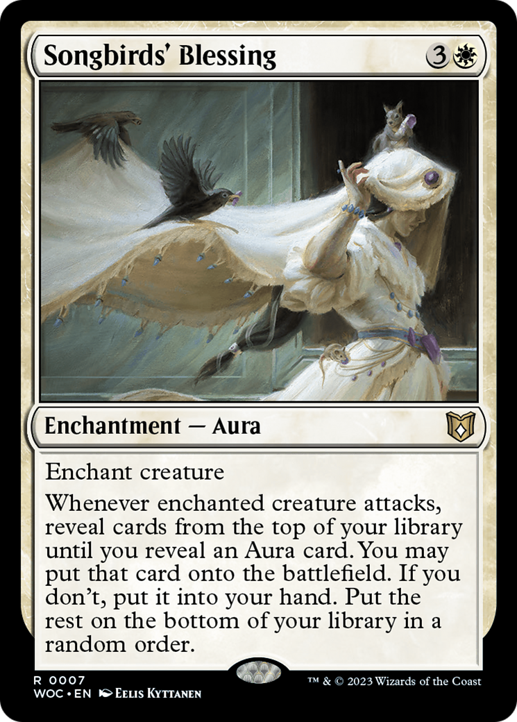 Songbirds' Blessing [Wilds of Eldraine Commander] | Gear Gaming Fayetteville