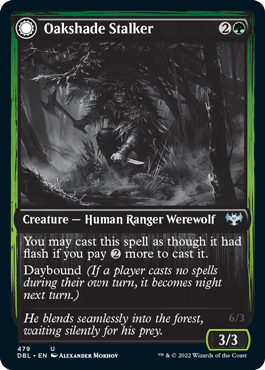 Oakshade Stalker // Moonlit Ambusher [Innistrad: Double Feature] | Gear Gaming Fayetteville