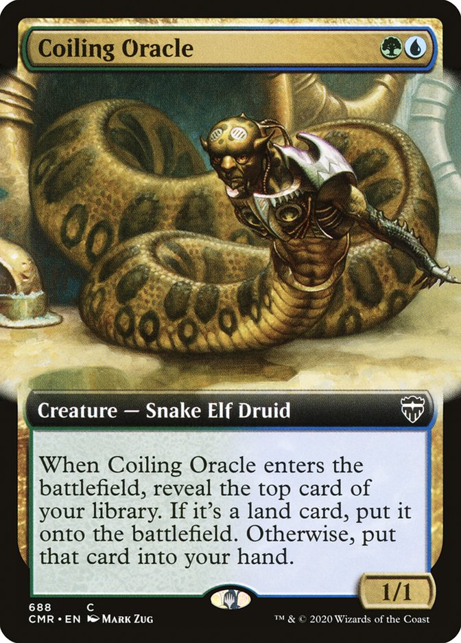 Coiling Oracle (Extended Art) [Commander Legends] | Gear Gaming Fayetteville