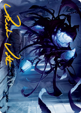 Spectral Adversary Art Card (Gold-Stamped Signature) [Innistrad: Midnight Hunt Art Series] | Gear Gaming Fayetteville