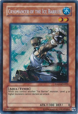 Cryomancer of the Ice Barrier [HA01-EN003] Secret Rare | Gear Gaming Fayetteville