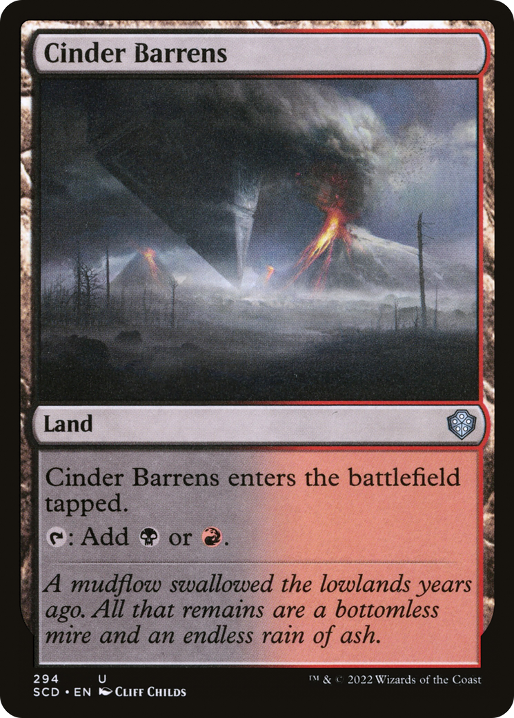 Cinder Barrens [Starter Commander Decks] | Gear Gaming Fayetteville