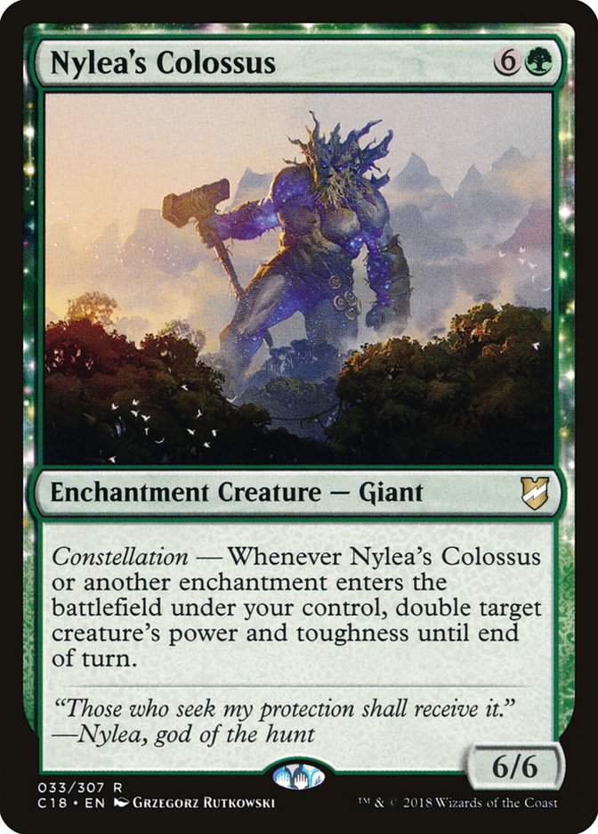 Nylea's Colossus [Commander 2018] | Gear Gaming Fayetteville