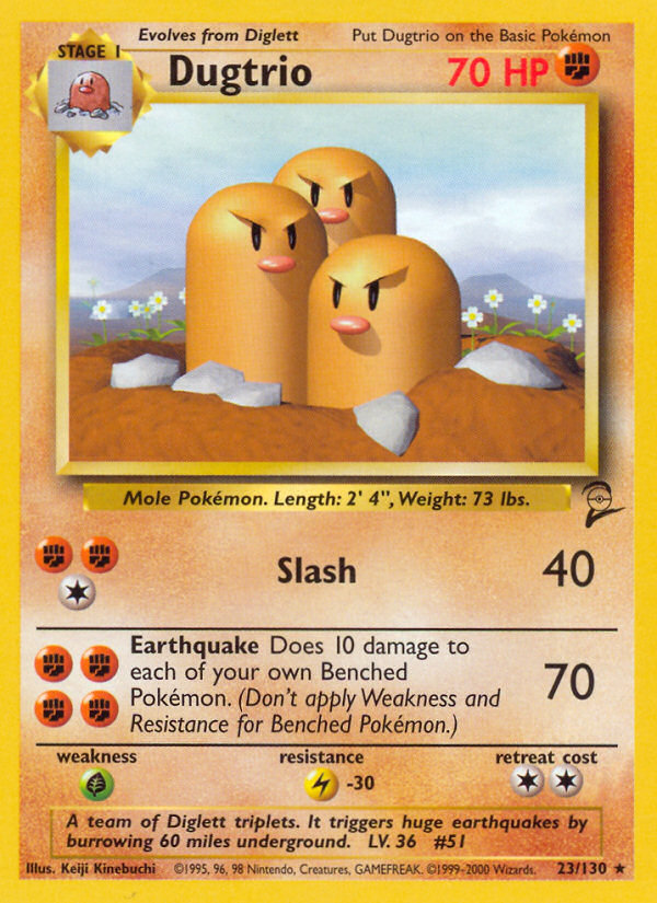 Dugtrio (23/130) [Base Set 2] | Gear Gaming Fayetteville