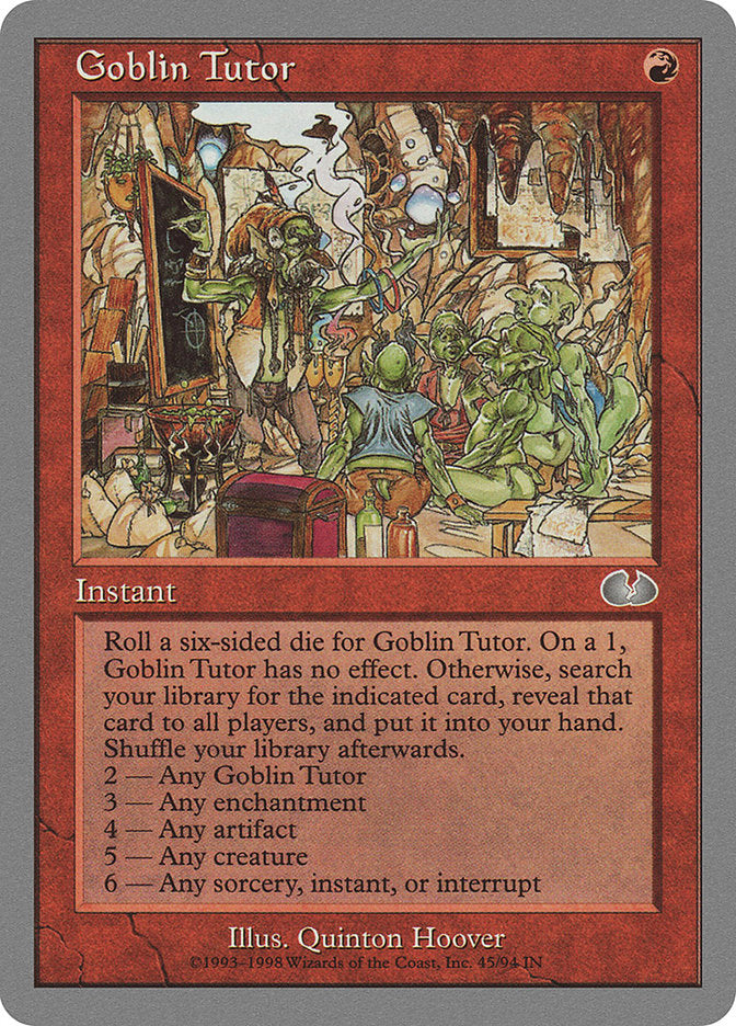 Goblin Tutor [Unglued] | Gear Gaming Fayetteville