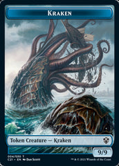 Wurm // Kraken Double-Sided Token [Commander 2021 Tokens] | Gear Gaming Fayetteville