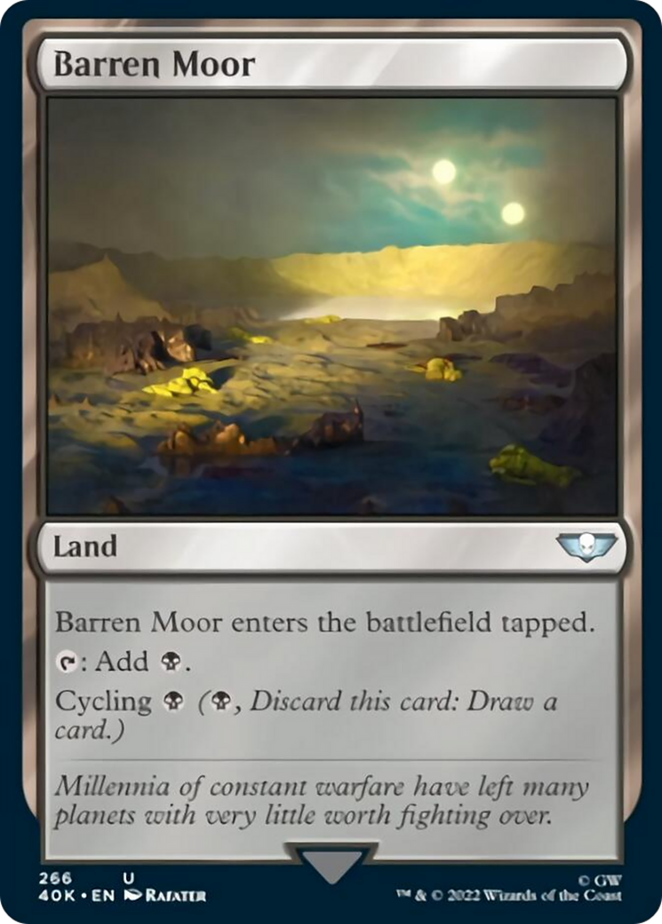 Barren Moor (Surge Foil) [Warhammer 40,000] | Gear Gaming Fayetteville