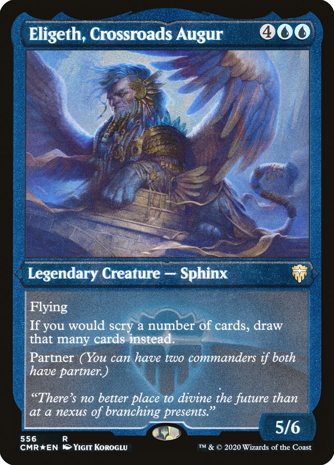 Eligeth, Crossroads Augur (Etched) [Commander Legends] | Gear Gaming Fayetteville