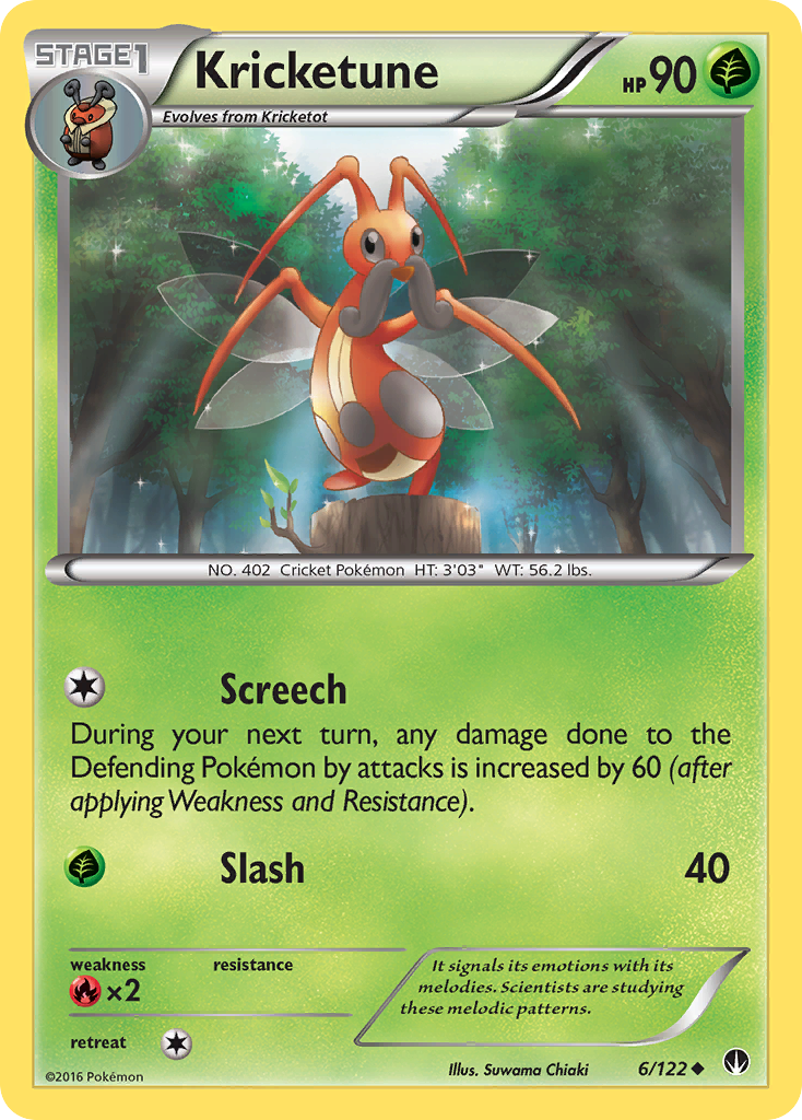 Kricketune (6/122) [XY: BREAKpoint] | Gear Gaming Fayetteville