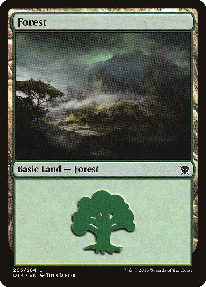 Forest (263) [Dragons of Tarkir] | Gear Gaming Fayetteville