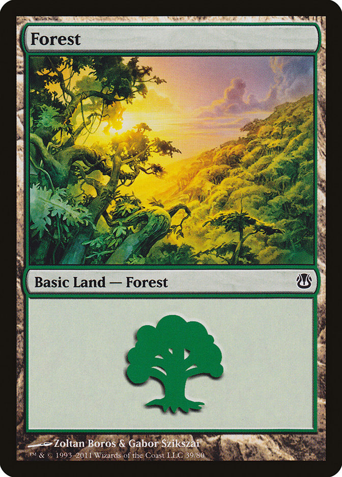 Forest (39) [Duel Decks: Ajani vs. Nicol Bolas] | Gear Gaming Fayetteville