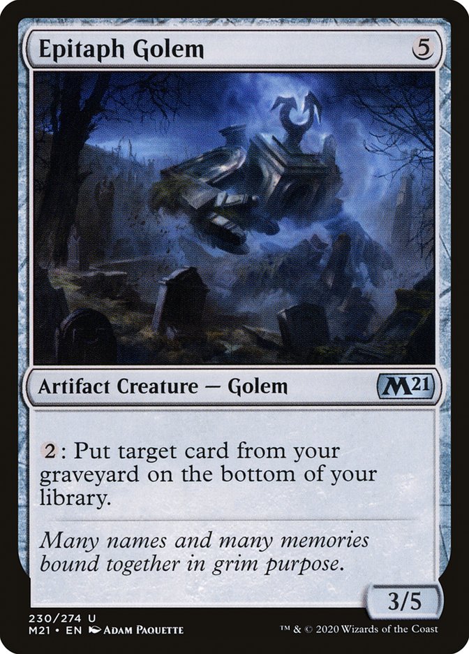 Epitaph Golem [Core Set 2021] | Gear Gaming Fayetteville