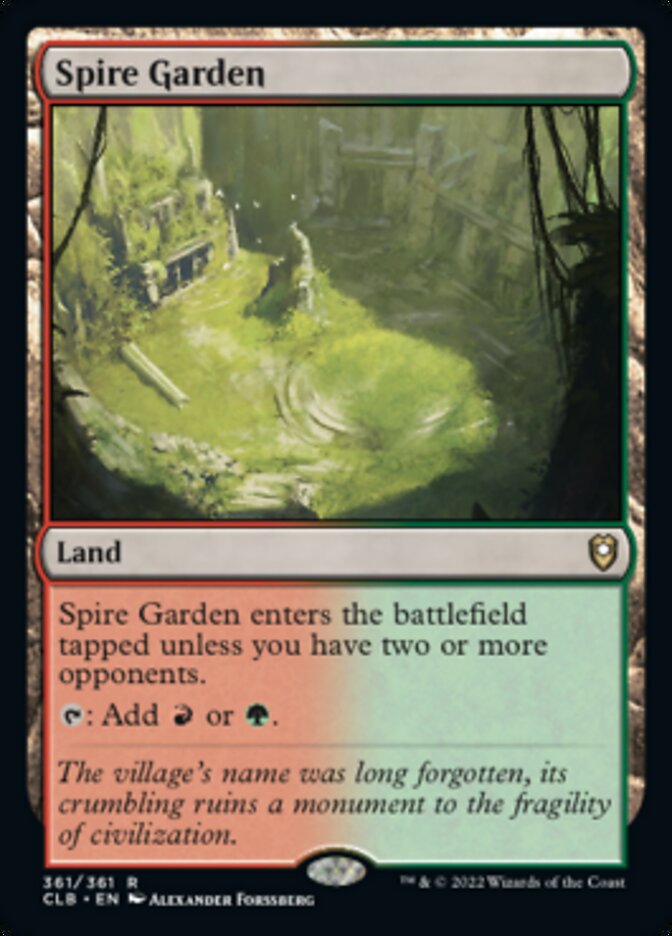 Spire Garden [Commander Legends: Battle for Baldur's Gate] | Gear Gaming Fayetteville