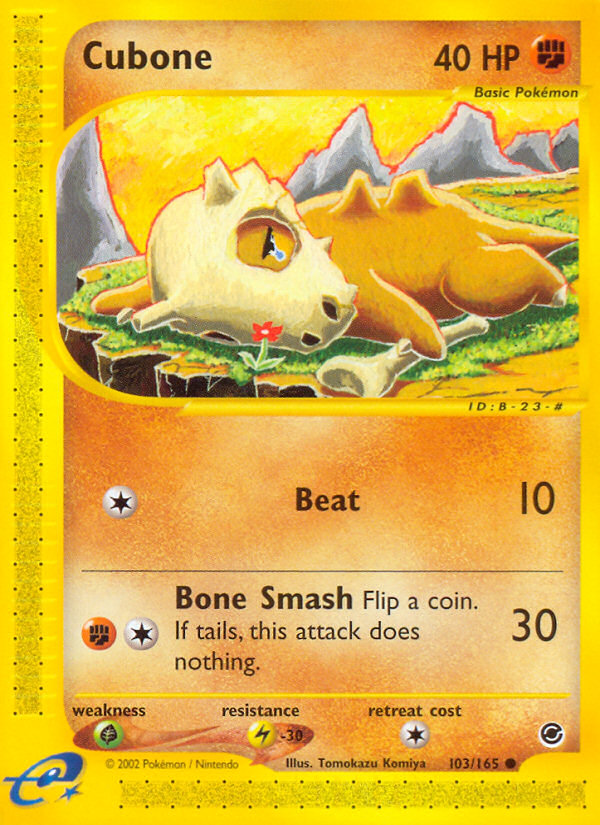 Cubone (103/165) [Expedition: Base Set] | Gear Gaming Fayetteville