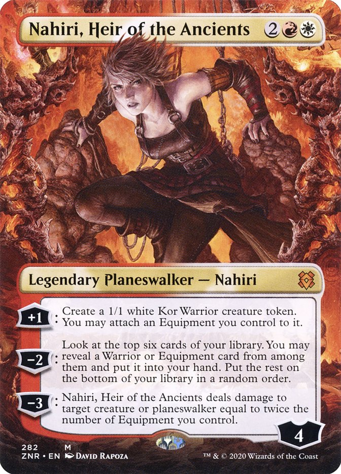 Nahiri, Heir of the Ancients (Borderless) [Zendikar Rising] | Gear Gaming Fayetteville