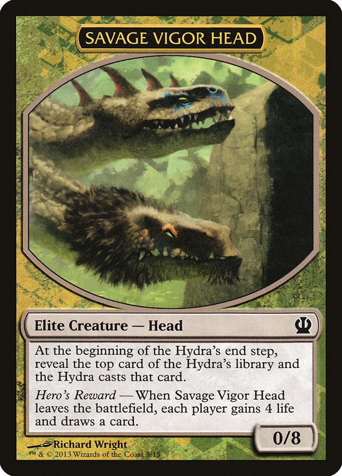 Savage Vigor Head [Theros Face the Hydra] | Gear Gaming Fayetteville