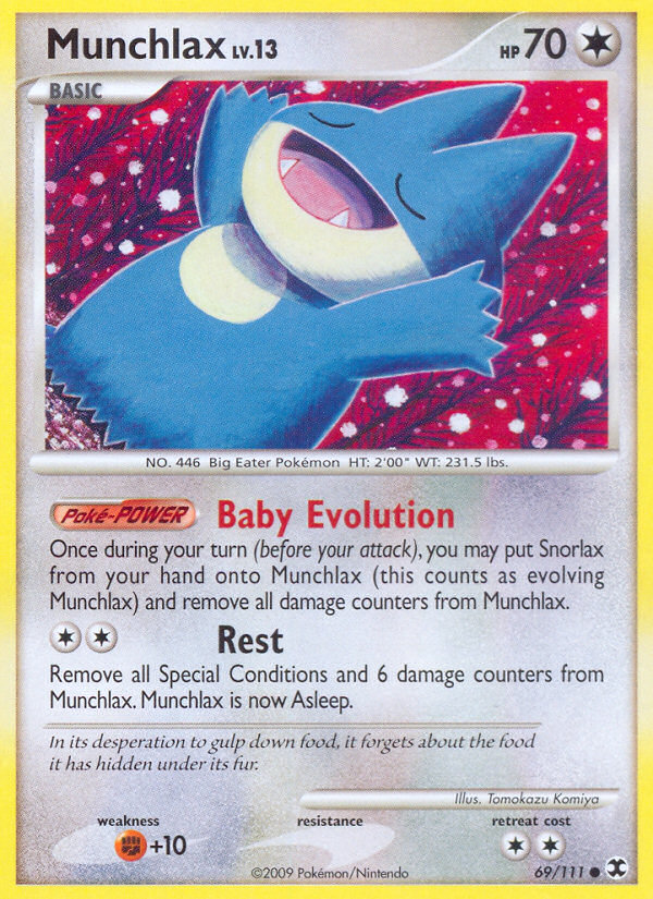 Munchlax (69/111) [Platinum: Rising Rivals] | Gear Gaming Fayetteville