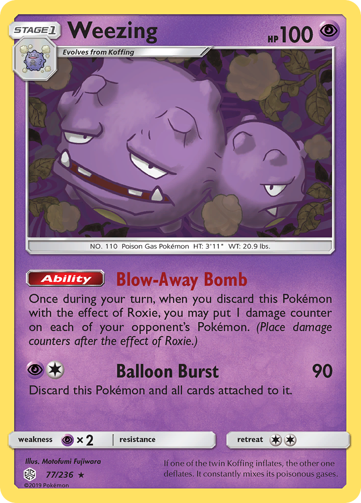 Weezing (77/236) [Sun & Moon: Cosmic Eclipse] | Gear Gaming Fayetteville