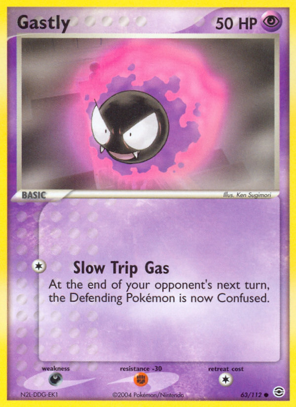 Gastly (63/112) [EX: FireRed & LeafGreen] | Gear Gaming Fayetteville