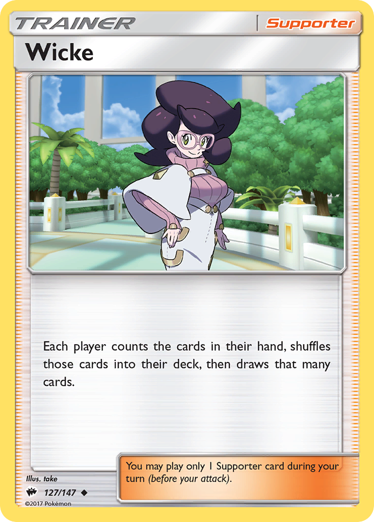 Wicke (127/147) [Sun & Moon: Burning Shadows] | Gear Gaming Fayetteville