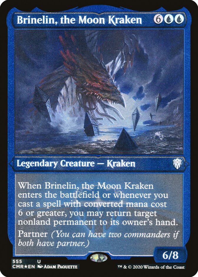 Brinelin, the Moon Kraken (Etched) [Commander Legends] | Gear Gaming Fayetteville