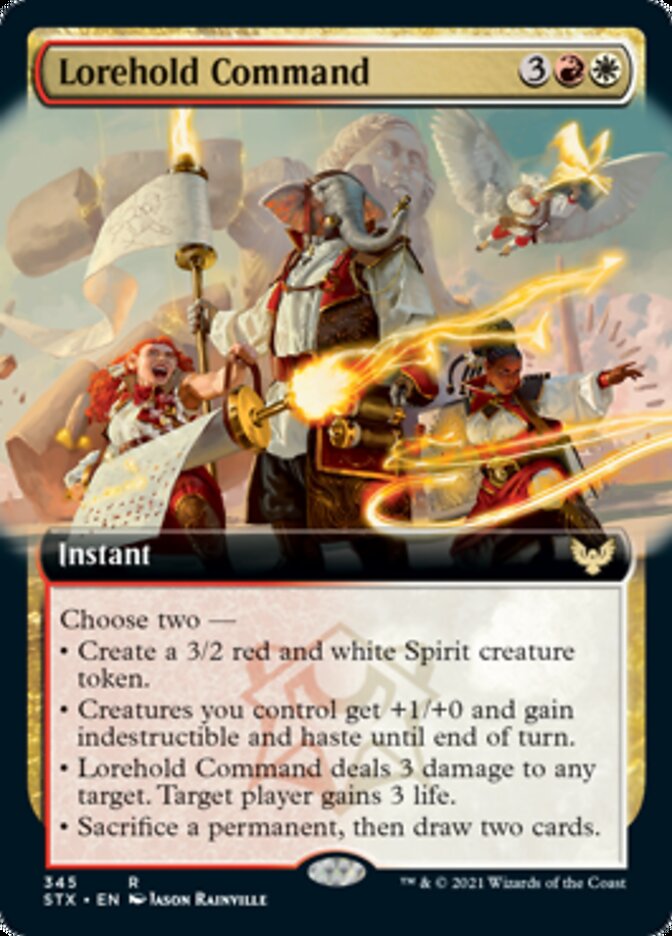 Lorehold Command (Extended Art) [Strixhaven: School of Mages] | Gear Gaming Fayetteville