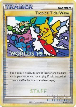 Tropical Tidal Wave (HGSS18) (Staff) [HeartGold & SoulSilver: Black Star Promos] | Gear Gaming Fayetteville