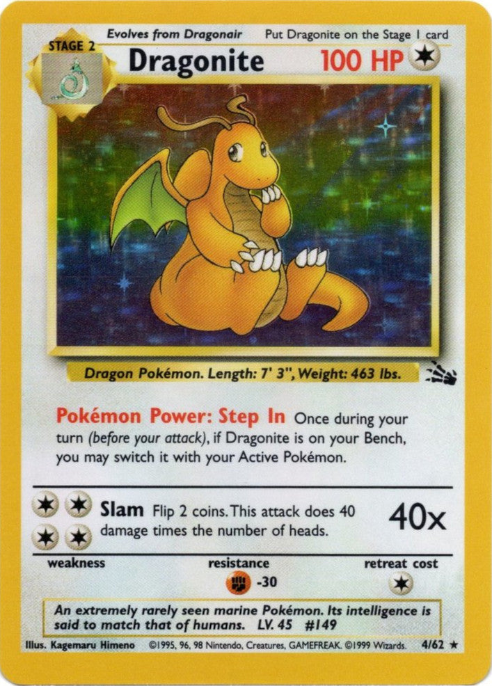 Dragonite (4/62) [Fossil Unlimited] | Gear Gaming Fayetteville