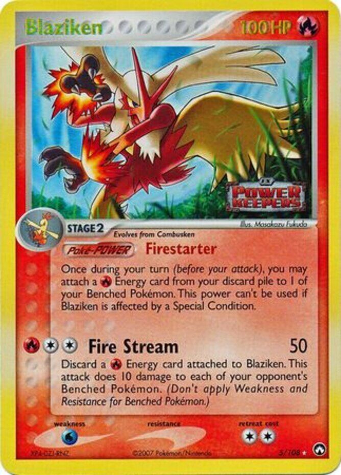 Blaziken (5/108) (Stamped) [EX: Power Keepers] | Gear Gaming Fayetteville