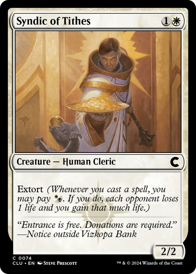 Syndic of Tithes [Ravnica: Clue Edition] | Gear Gaming Fayetteville