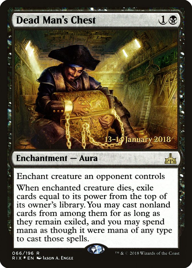 Dead Man's Chest [Rivals of Ixalan Prerelease Promos] | Gear Gaming Fayetteville