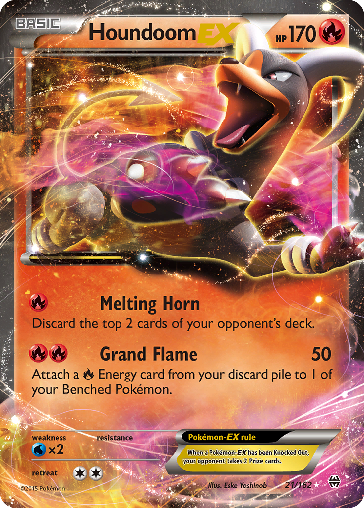 Houndoom EX (21/162) [XY: BREAKthrough] | Gear Gaming Fayetteville