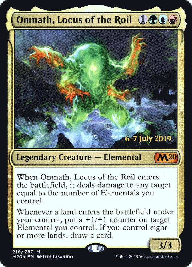 Omnath, Locus of the Roil [Core Set 2020 Prerelease Promos] | Gear Gaming Fayetteville