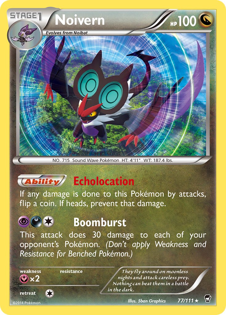 Noivern (77/111) (Cosmos Holo) (Blister Exclusive) [XY: Furious Fists] | Gear Gaming Fayetteville