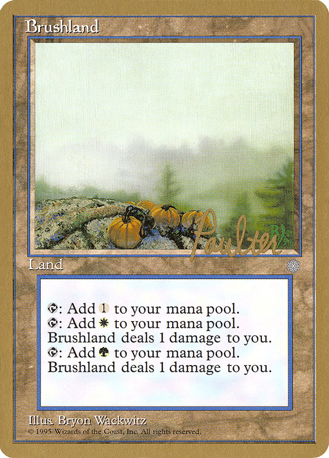 Brushland (Preston Poulter) [Pro Tour Collector Set] | Gear Gaming Fayetteville