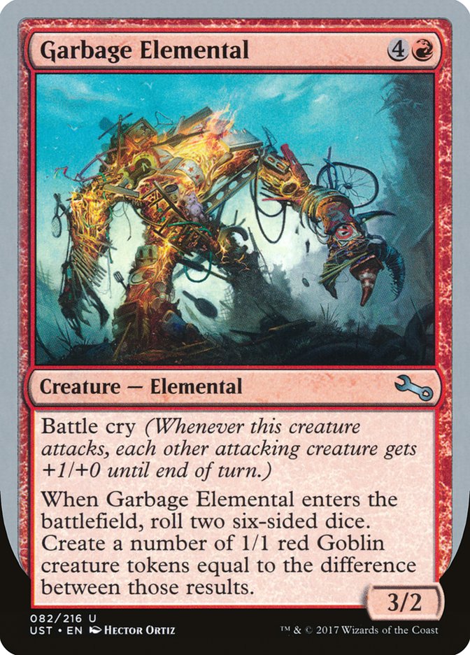 Garbage Elemental (3/2 Creature) [Unstable] | Gear Gaming Fayetteville