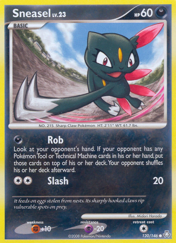 Sneasel (120/146) [Diamond & Pearl: Legends Awakened] | Gear Gaming Fayetteville