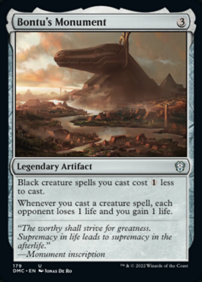 Bontu's Monument [Dominaria United Commander] | Gear Gaming Fayetteville