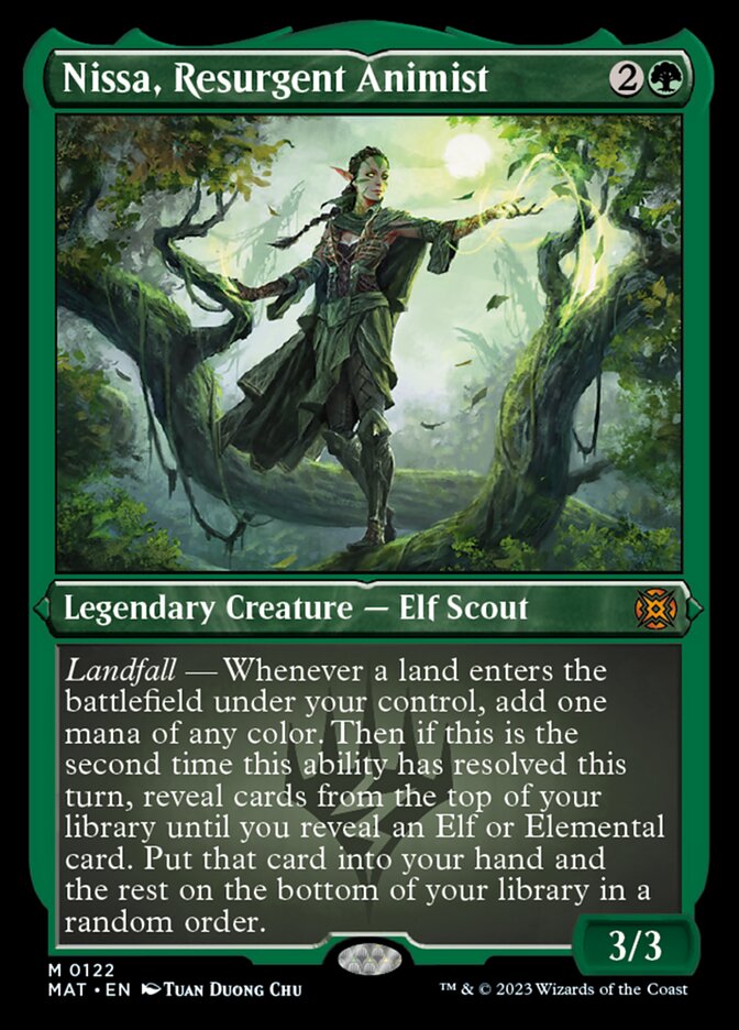 Nissa, Resurgent Animist (Foil Etched) [March of the Machine: The Aftermath] | Gear Gaming Fayetteville