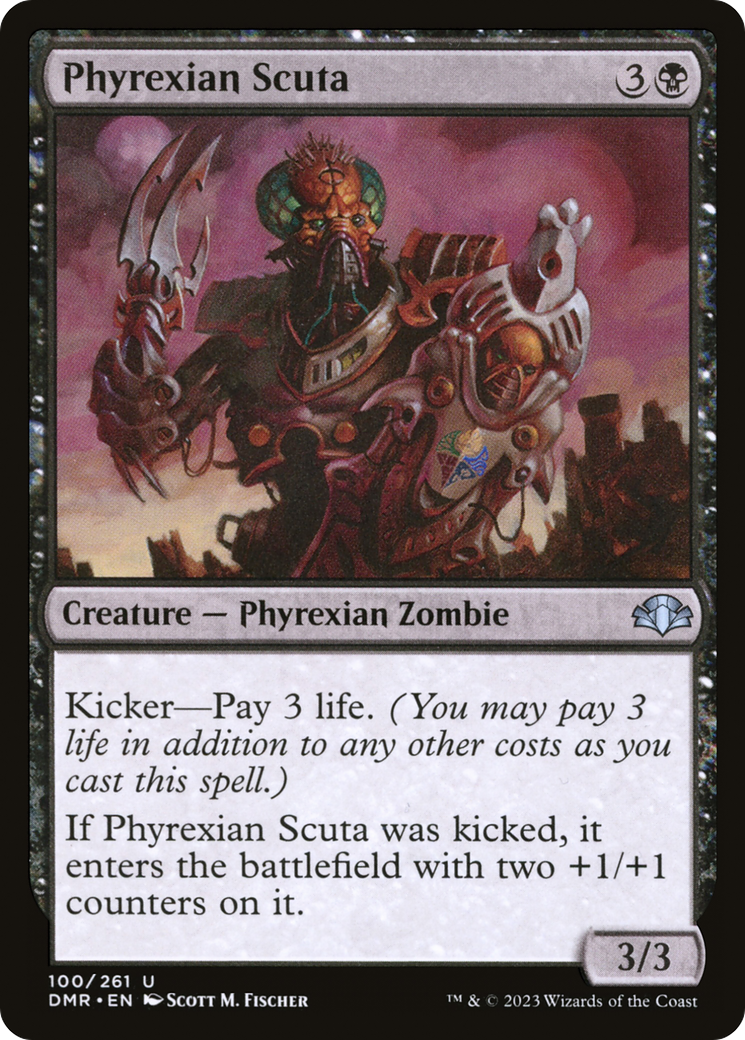 Phyrexian Scuta [Dominaria Remastered] | Gear Gaming Fayetteville