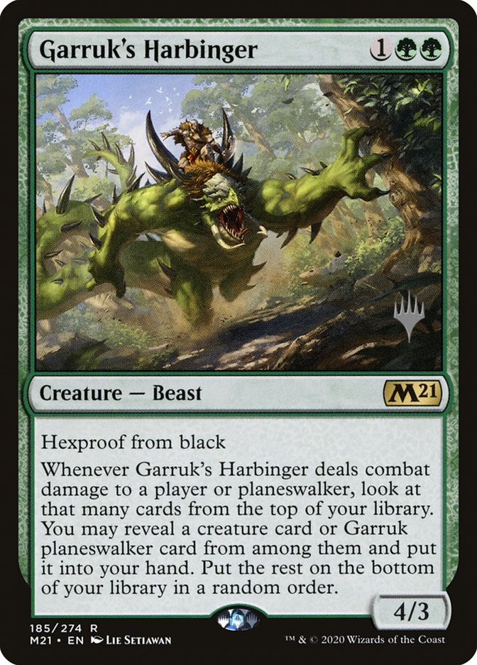 Garruk's Harbinger (Promo Pack) [Core Set 2021 Promos] | Gear Gaming Fayetteville