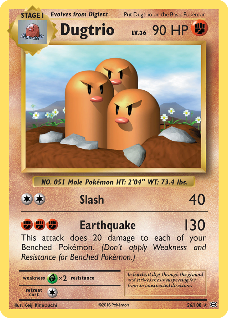 Dugtrio (56/108) [XY: Evolutions] | Gear Gaming Fayetteville