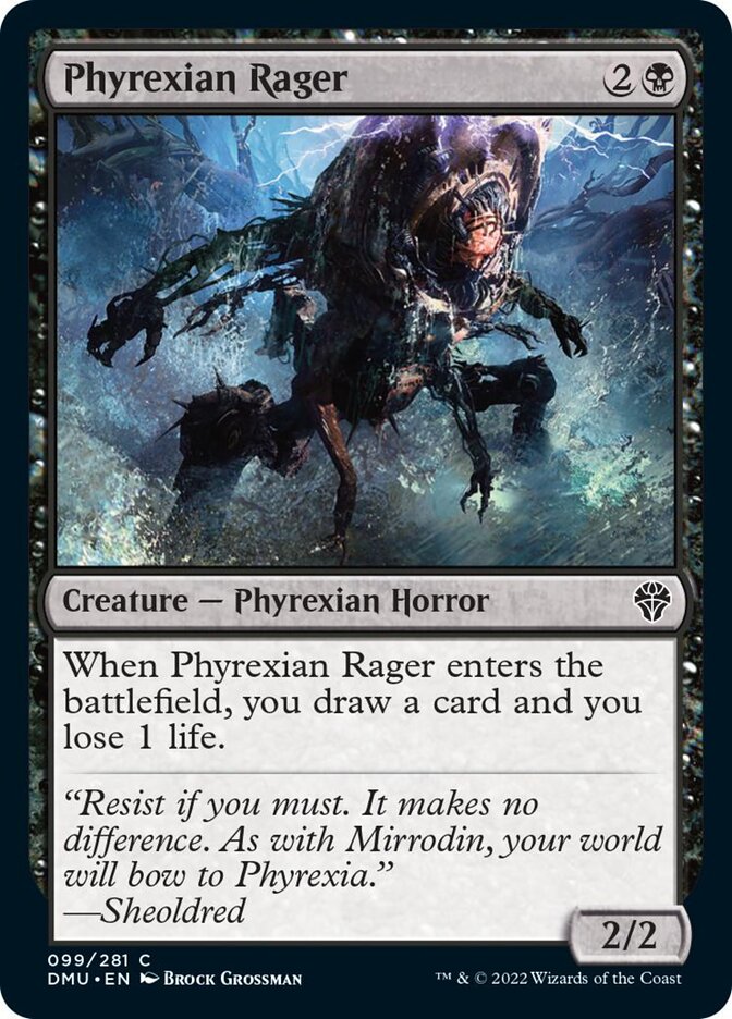 Phyrexian Rager [Dominaria United] | Gear Gaming Fayetteville