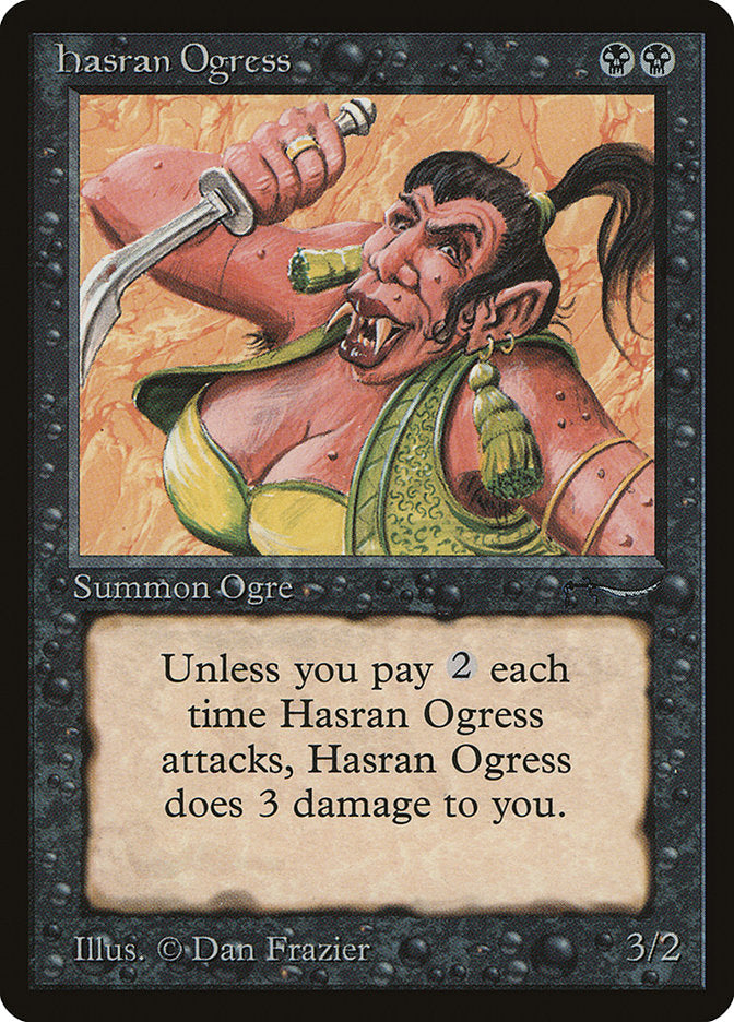 Hasran Ogress (Light Mana Cost) [Arabian Nights] | Gear Gaming Fayetteville